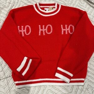 Blu Pepper Vibrant Red Holiday Sweater